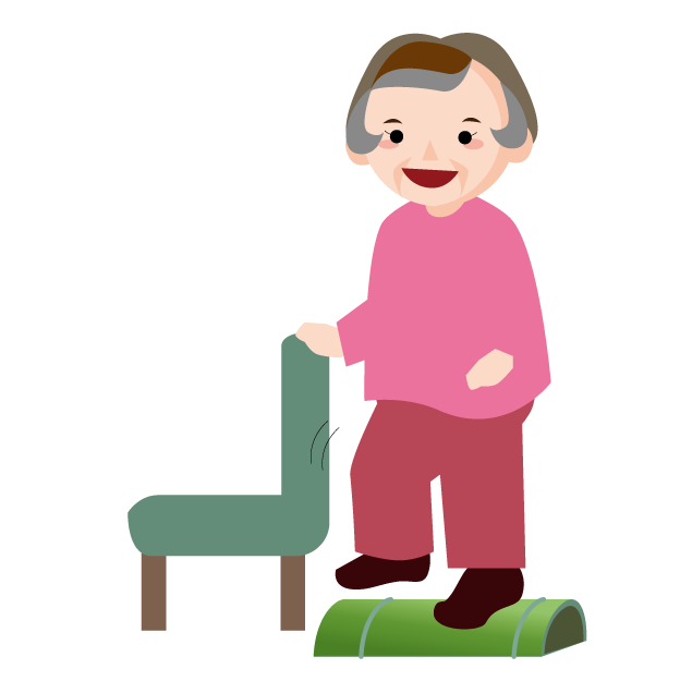 青竹踏み 転倒防止