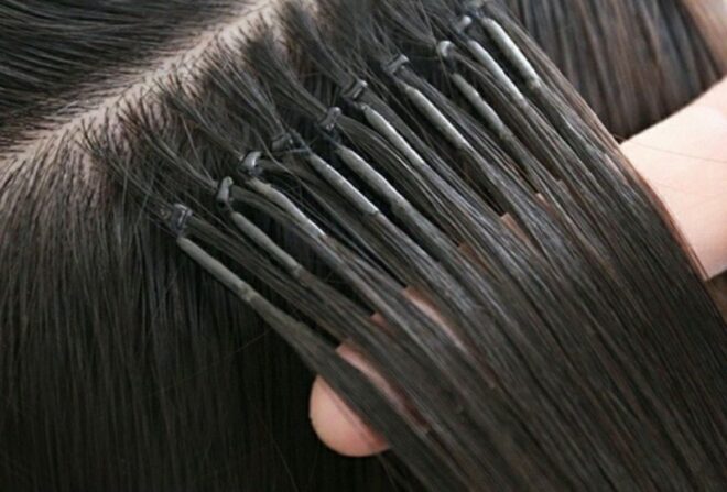 編み込み式エクステ