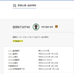 天地創造ブラが商標登録されました♪